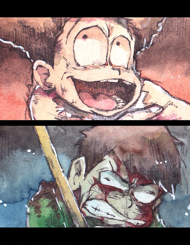 matsuno choromatsu (osomatsu and 1 more) drawn by momiji_(lucario)