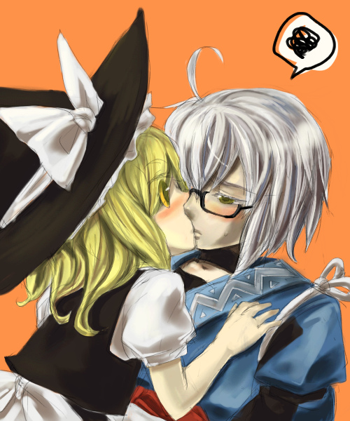 kirisame marisa and morichika rinnosuke (touhou) drawn by ono_mochiko
