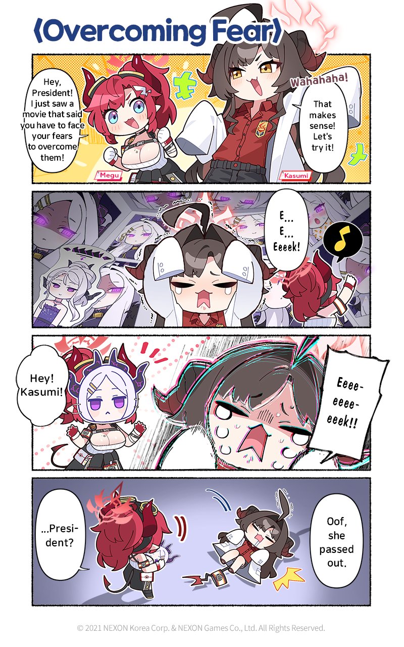 hina, kasumi, and megu (blue archive) drawn by donmin_h