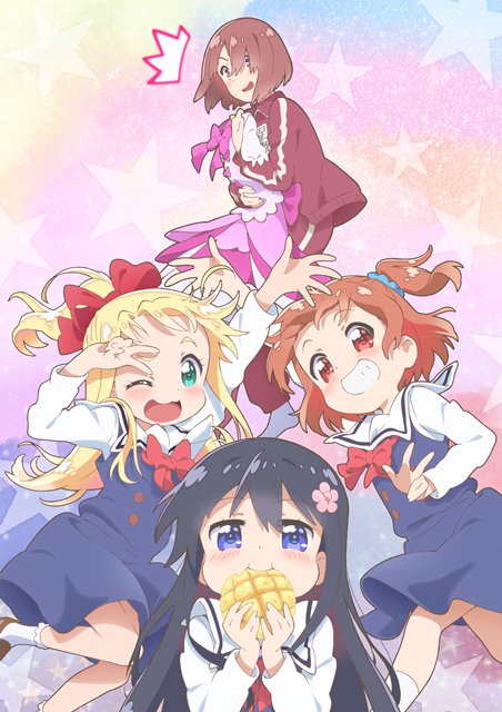 himesaka noa, shirosaki hana, hoshino miyako, and hoshino hinata (watashi ni tenshi ga maiorita!) drawn by nakagawa_hiromi
