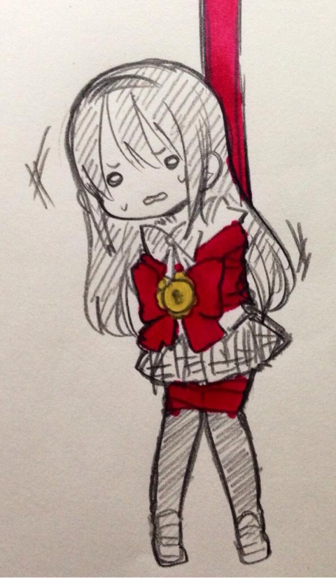 akemi homura (mahou shoujo madoka magica) drawn by fc_(efushii)