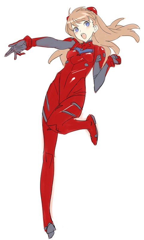 souryuu asuka langley (neon genesis evangelion) drawn by nishieda