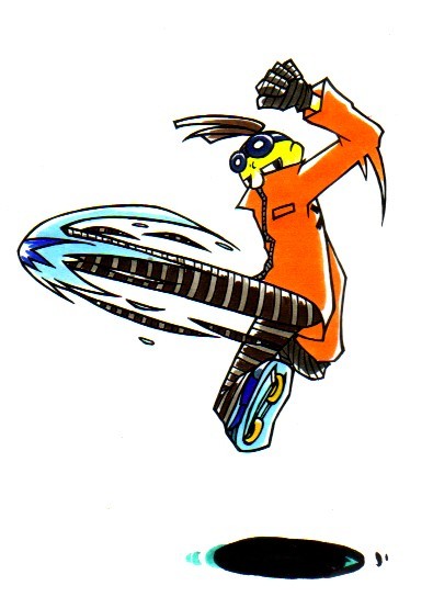 slate (jet set radio) drawn by donsoku_komagome_pipette