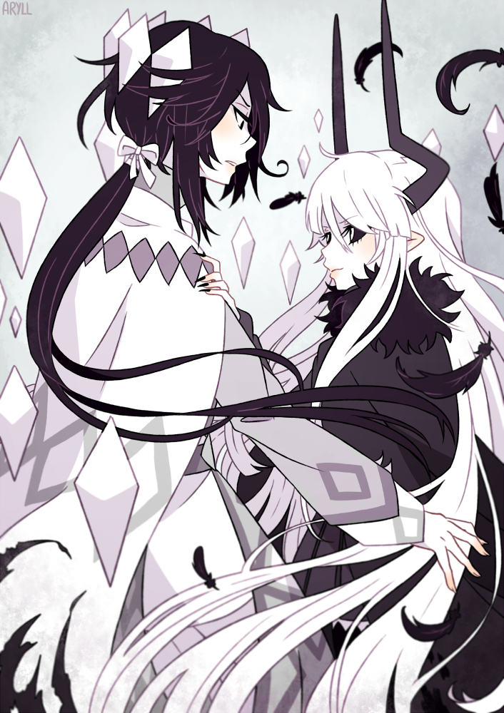kcalb and etihw (funamusea and 1 more) drawn by aryll_(marbles)