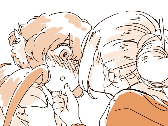 fujiwara no mokou and mystia lorelei (touhou and 1 more) drawn by mitsumoto_jouji