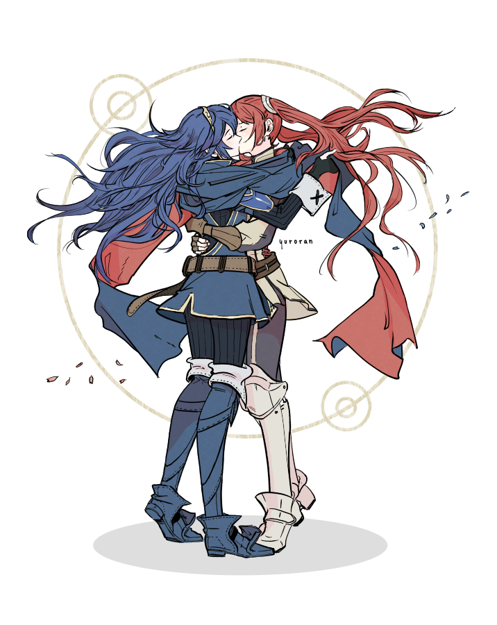 lucina and severa (fire emblem and 1 more) drawn by yuroran