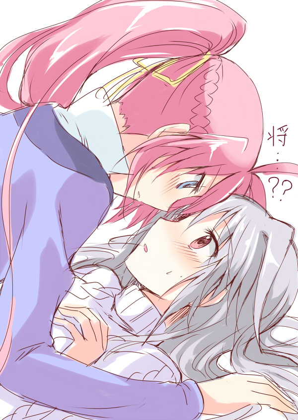 signum and reinforce (lyrical nanoha and 2 more) drawn by kuguri_oimo