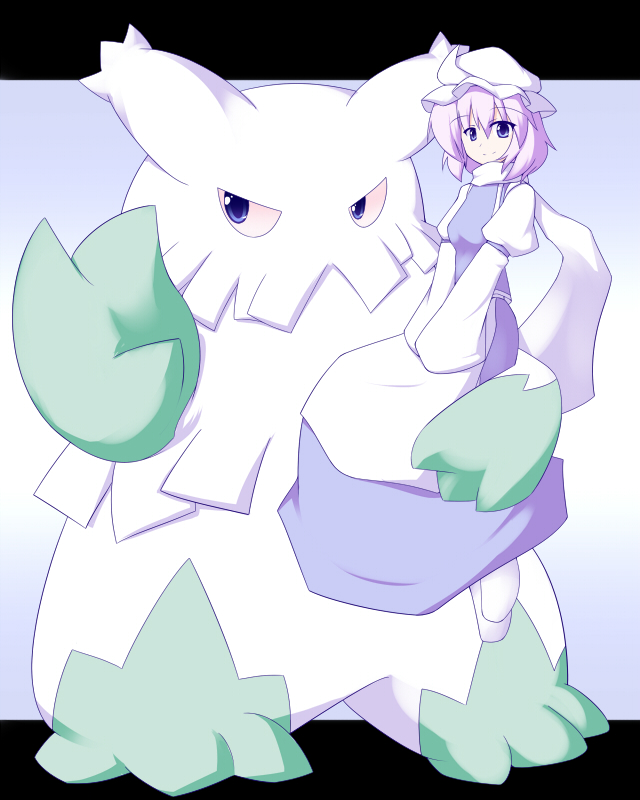 letty whiterock and abomasnow (touhou and 1 more) drawn by miyo_(miyomiyo01)