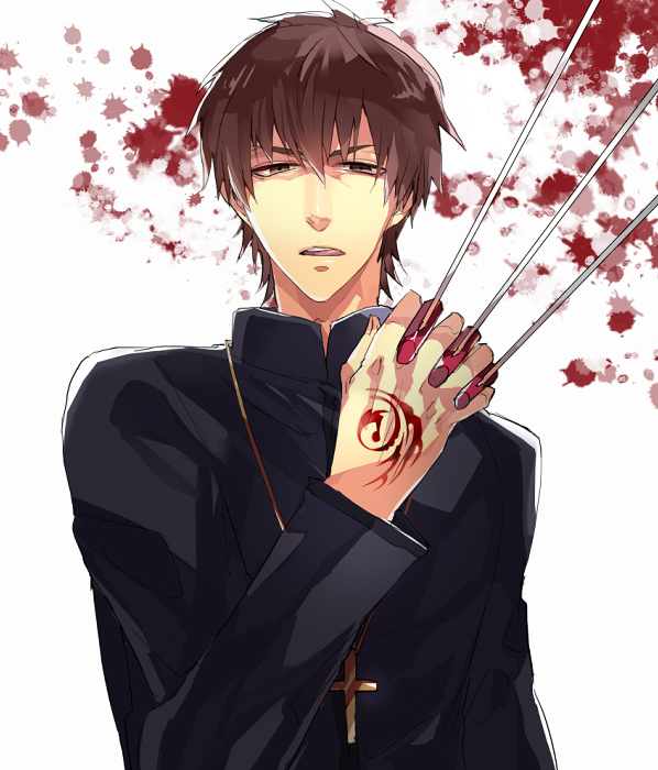 kotomine kirei (fate and 1 more) drawn by zaqloxxx