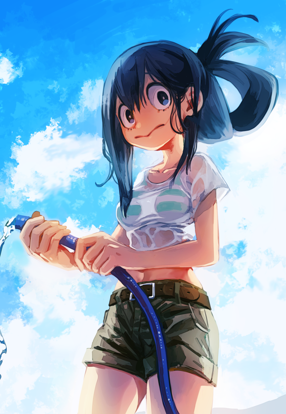 asui tsuyu (boku no hero academia) drawn by ohhhhhhtsu