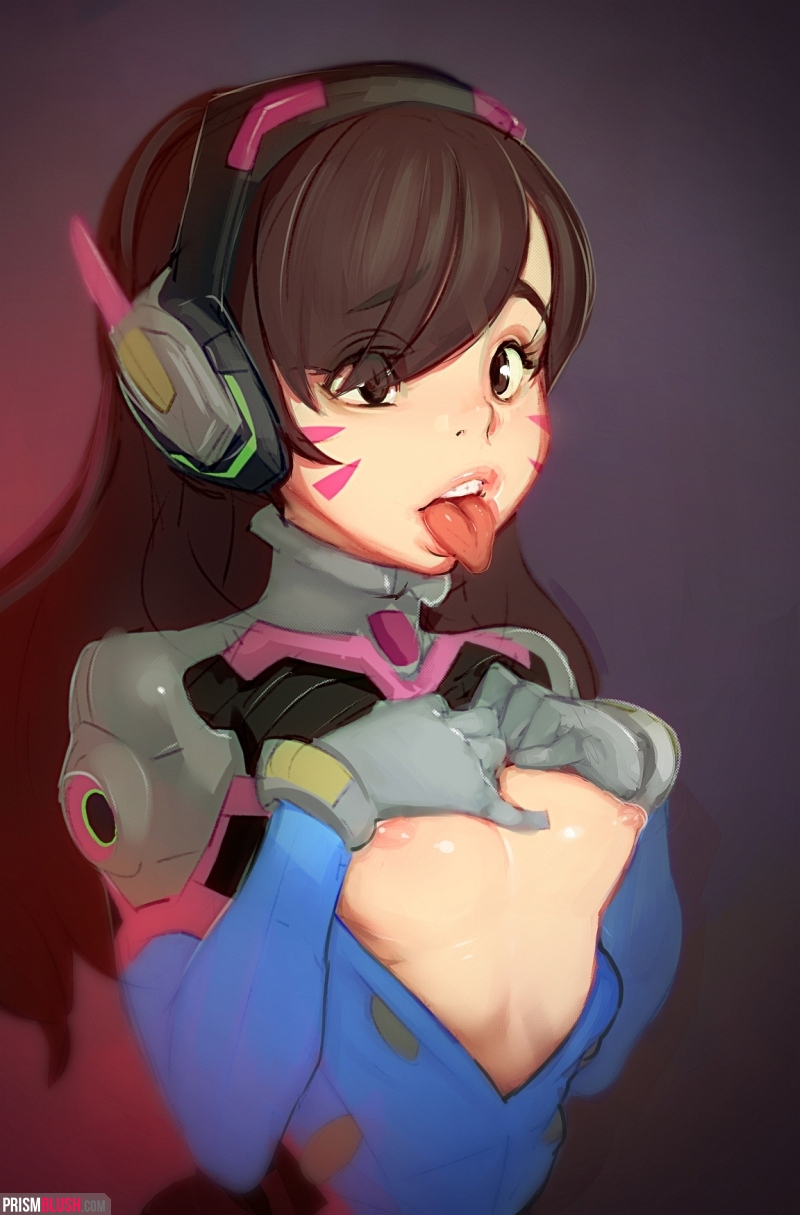 d.va (overwatch and 1 more) drawn by doxy