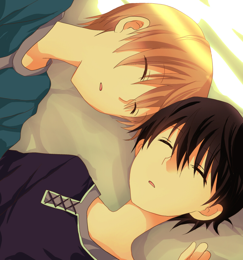 kirito and eugeo (sword art online) drawn by minattyon