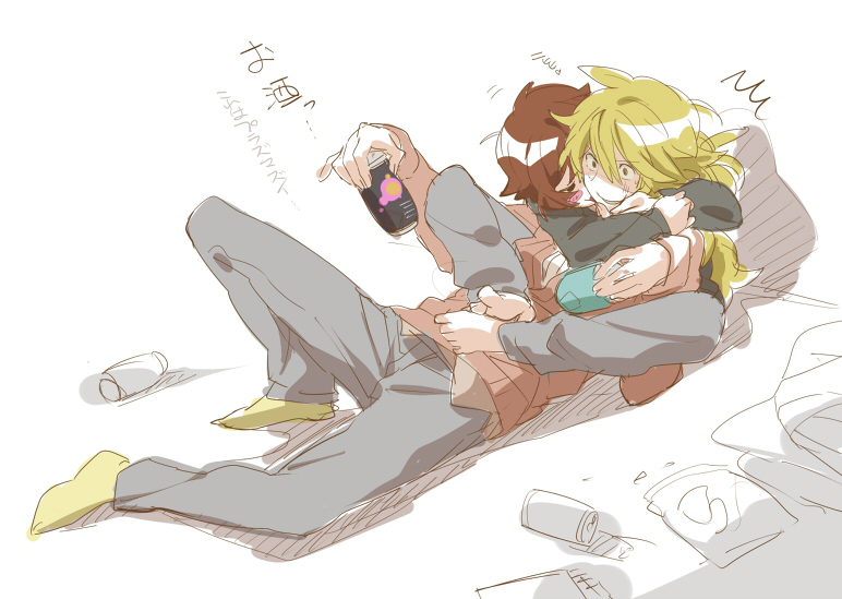 hilbert and n (pokemon and 1 more) drawn by shuri_(84k)