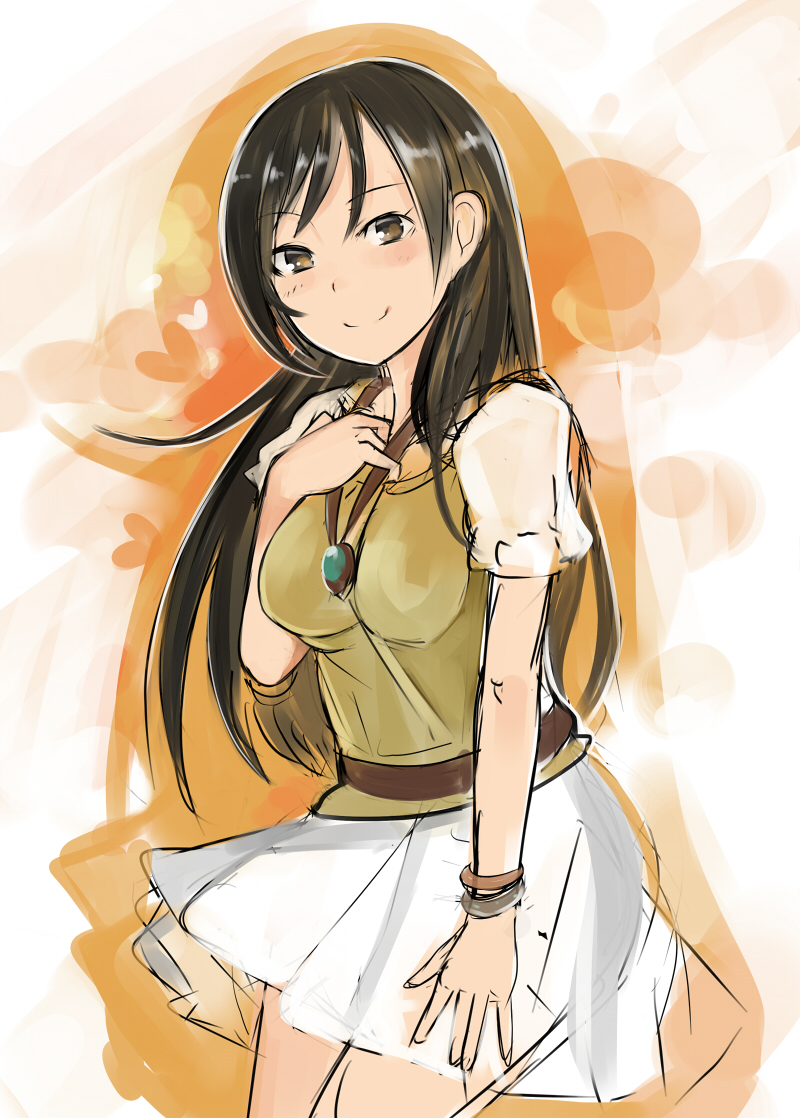 trainer and aoki mei (idolmaster and 1 more) drawn by nerotarou