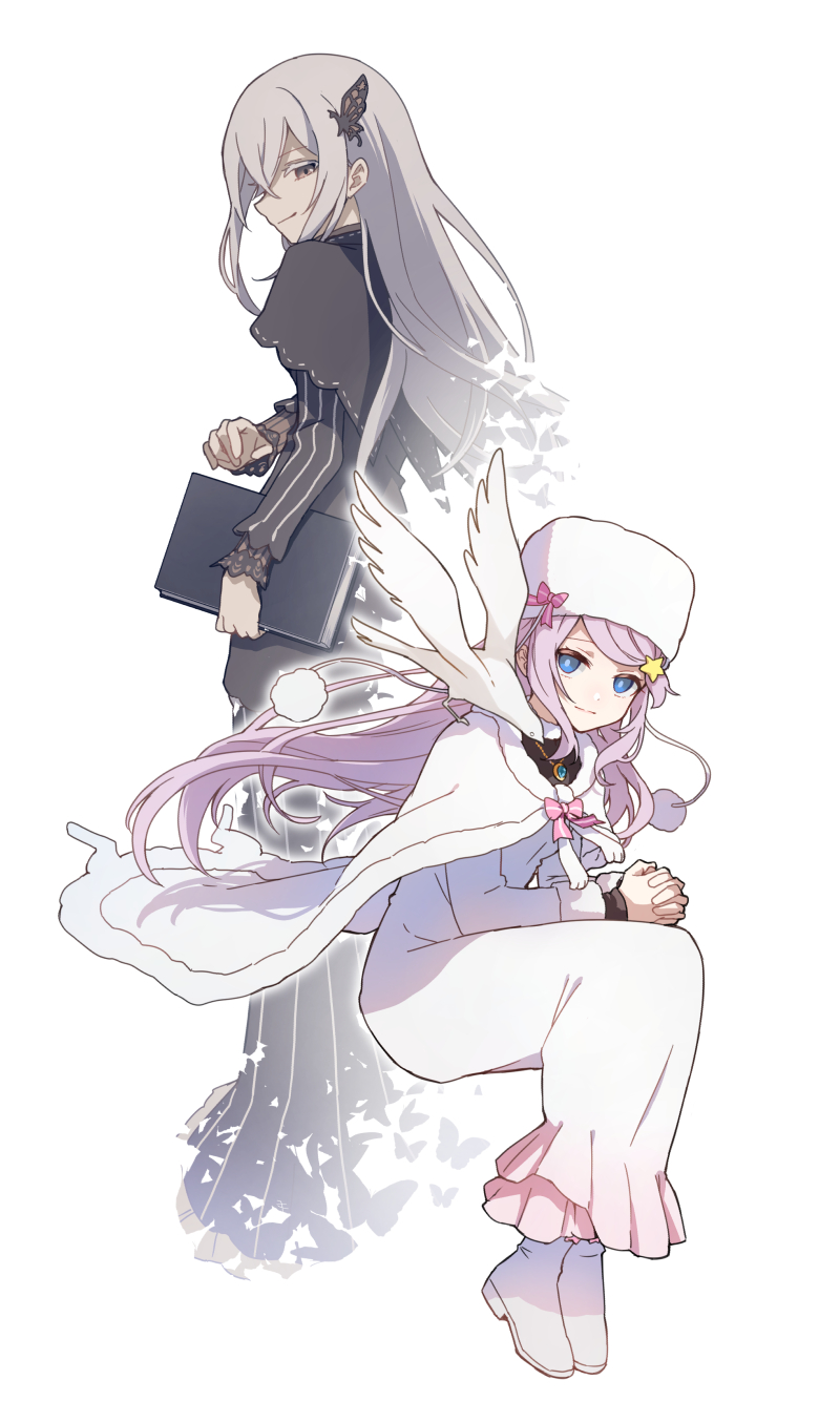 echidna and anastasia hoshin (re:zero kara hajimeru isekai seikatsu) drawn by shake_sawa