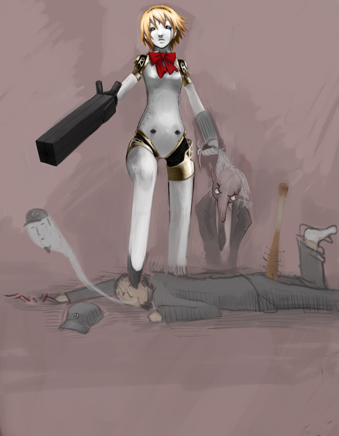 aigis, iori junpei, igor, and sanakan (persona and 2 more)
