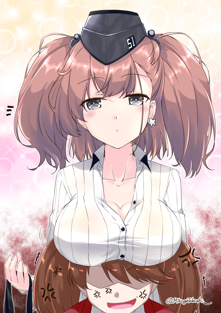 ryuujou and atlanta (kantai collection) drawn by mikage_takashi