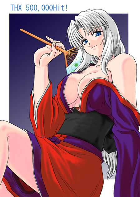yagokoro eirin (touhou) drawn by kisaragi_ryou_(sougetsu-tei)