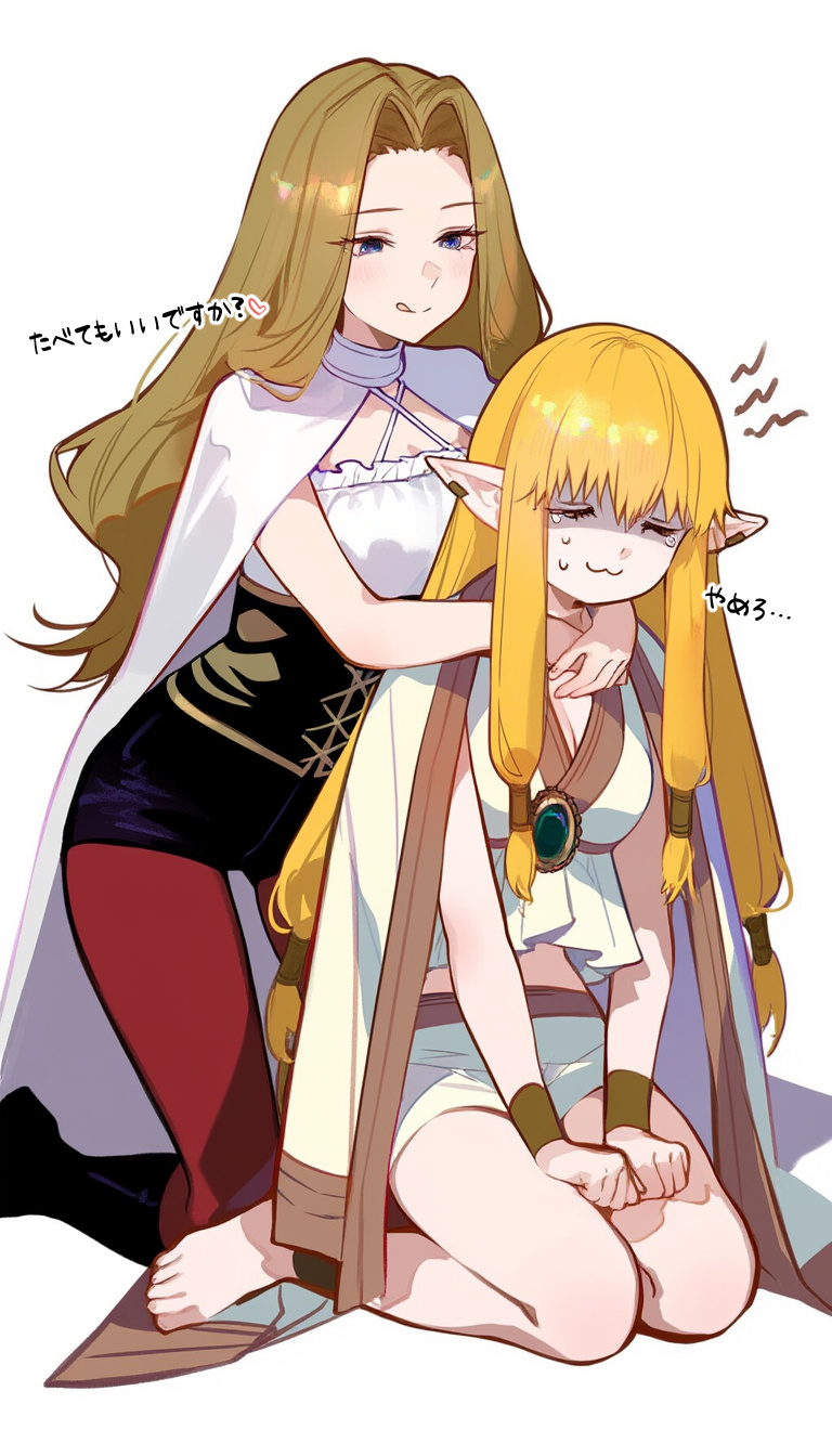 frieren, serie, and methode (sousou no frieren) drawn by drowsy_sheep