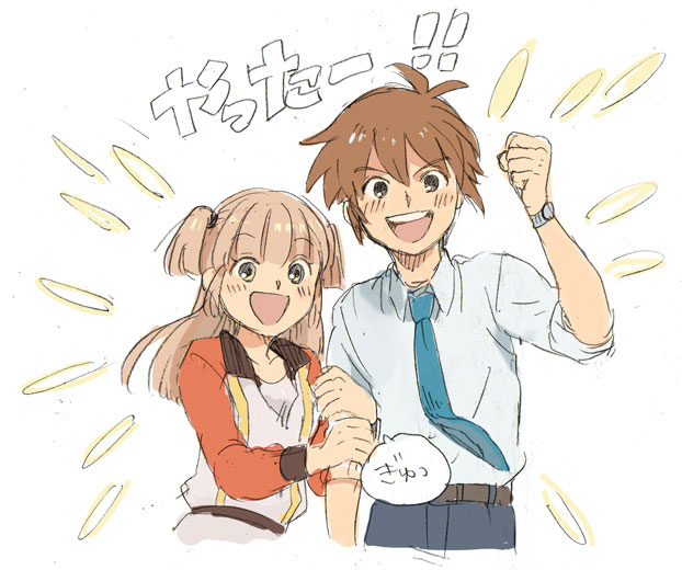 handa shin'ichi and kisaragi mako (inazuma eleven go and 1 more) drawn by nona_(831korokke)