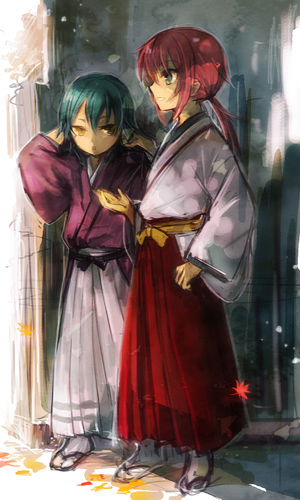 kirino ranmaru and kariya masaki (inazuma eleven and 2 more) drawn by yuhazu_(rhe-rhe)