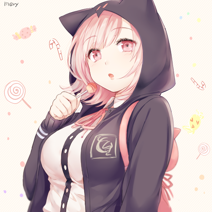 nanami chiaki (danganronpa and 1 more) drawn by mery_(yangmalgage)