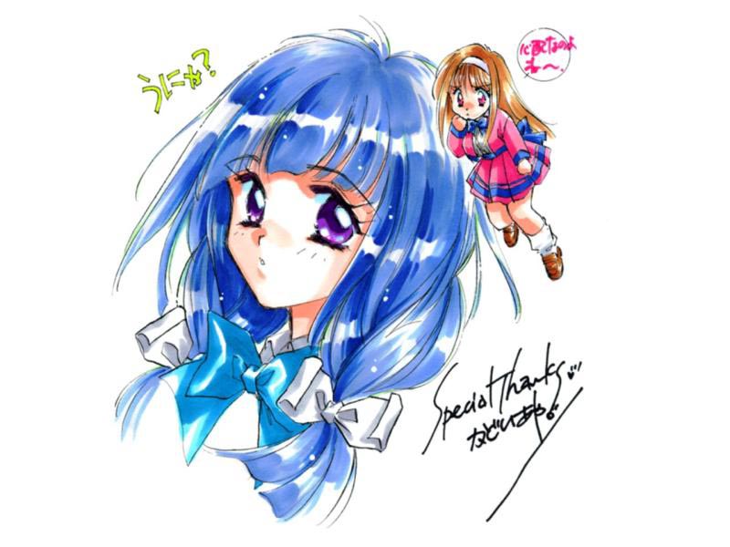 yuuki mizuho and kamiyama miko (kakyuusei) drawn by kadoi_aya