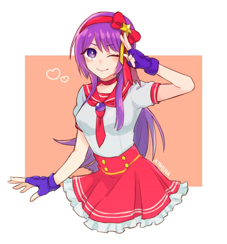 asamiya athena (the king of fighters and 3 more)