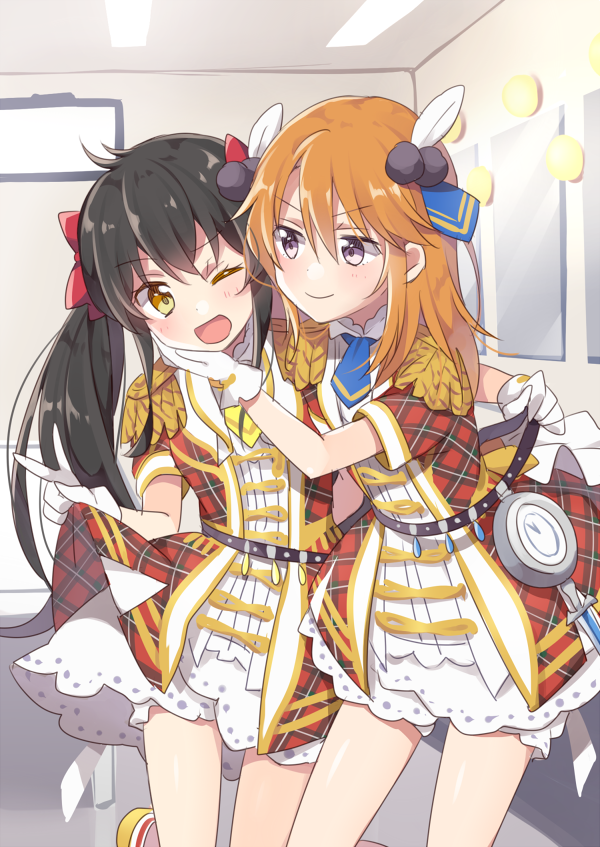 yuuki haru and matoba risa (idolmaster and 2 more) drawn by riku_(melty_drop)