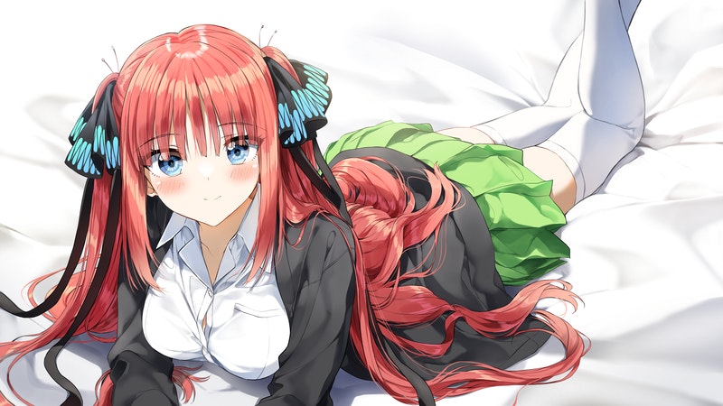 nakano nino (go-toubun no hanayome) drawn by pentagon_(railgun_ky1206)
