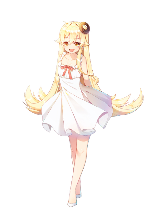 oshino shinobu (monogatari and 1 more) drawn by tp_(kido_94)