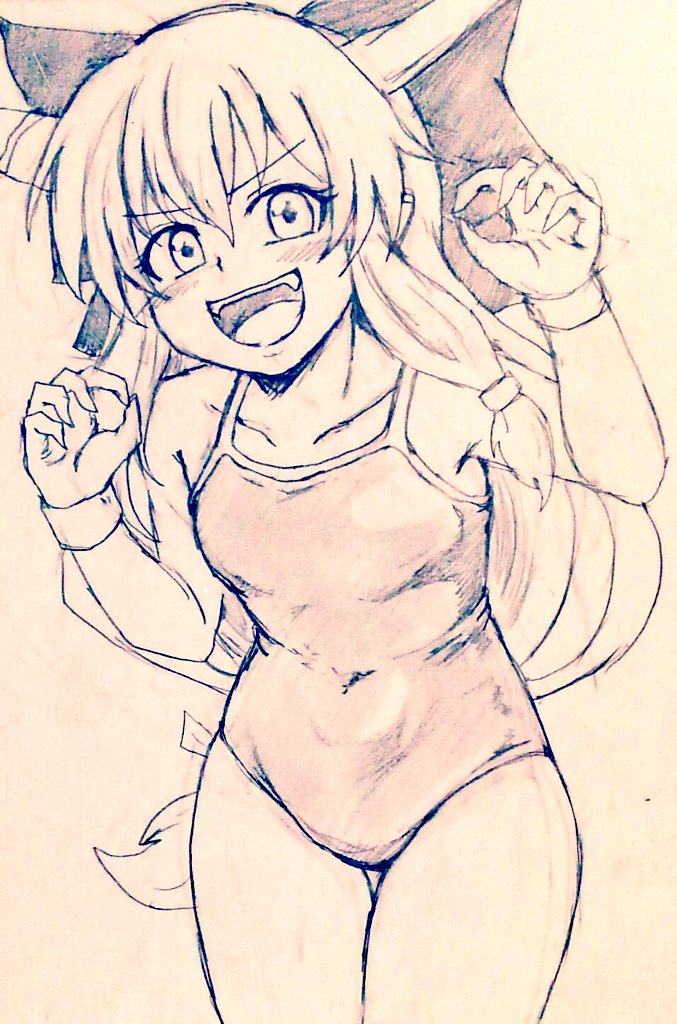 ibuki suika (touhou) drawn by d-m_(dii_emu)