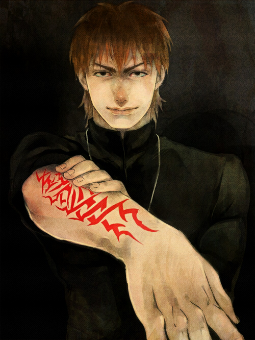 kotomine kirei (fate and 2 more) drawn by jonas666