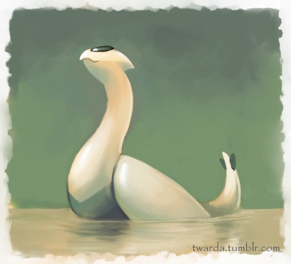 lugia (pokemon) drawn by twarda8