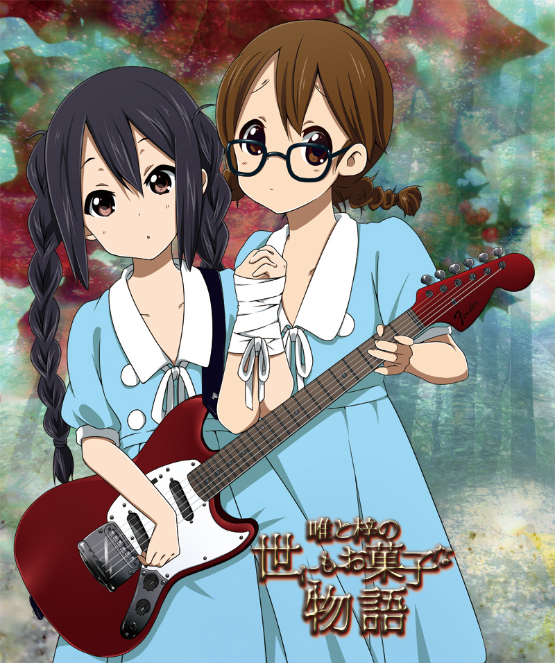 nakano azusa and hirasawa yui (k-on! and 1 more) drawn by ragho_no_erika