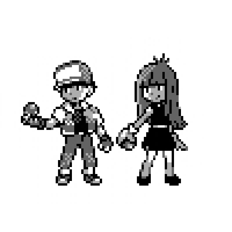 red and green (pokemon and 1 more) drawn by bukiko
