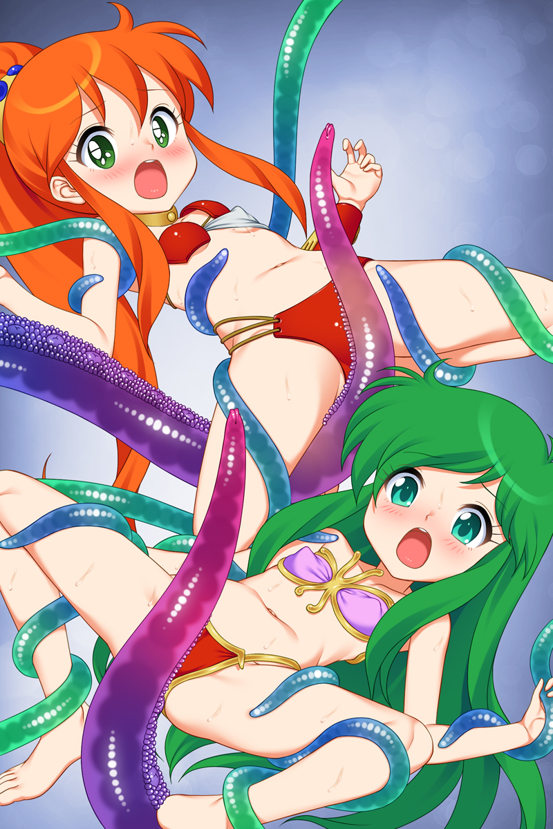ayanokouji rem and caron (dream hunter rem and 1 more) drawn by fugetsu_taku