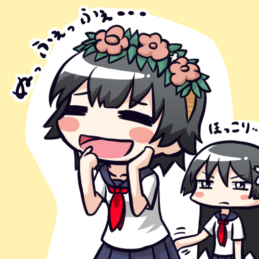 saten ruiko and uiharu kazari (toaru majutsu no index and 1 more) drawn by moja_(gibson)