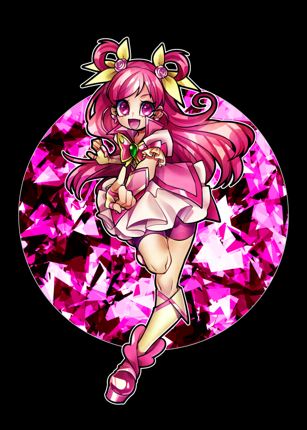 yumehara nozomi and cure dream (precure and 1 more) drawn by senmu_(0107)
