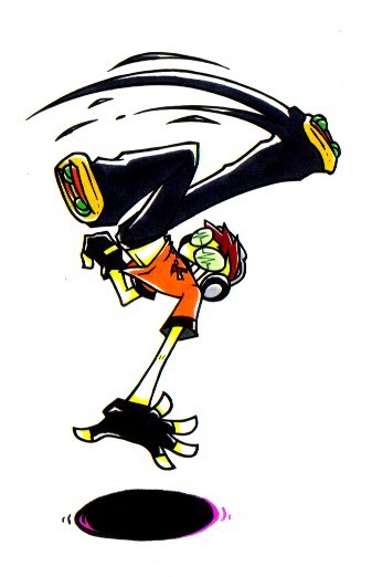 beat (jet set radio) drawn by donsoku_komagome_pipette