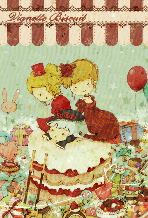 beatrice, virgilia, and gaap (umineko no naku koro ni) drawn by matsuriso