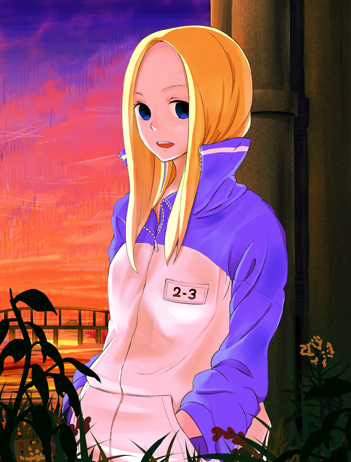 nino (arakawa under the bridge) drawn by kazufumi_(kaz-newt)