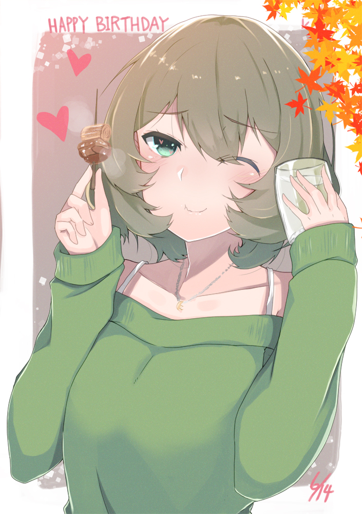 takagaki kaede (idolmaster and 1 more) drawn by johnny_funamushi