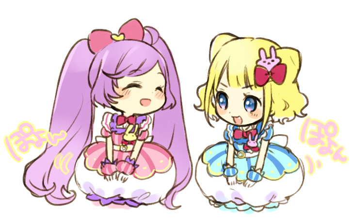 manaka laala and minami mirei (pretty series and 1 more) drawn by touyama_soboro
