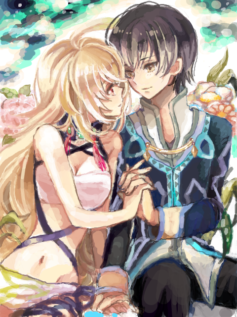 milla maxwell and jude mathis (tales of and 1 more) drawn by j-peg