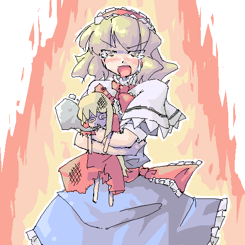 alice margatroid and shanghai doll (touhou) drawn by arnest