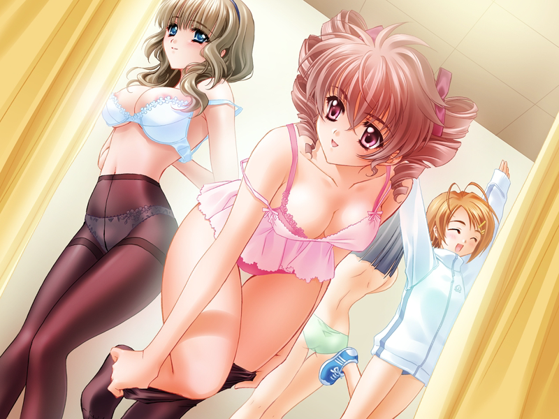 inukai makoto, shirakawa asuna, and gokokuji marie (touka gettan) drawn by carnelian
