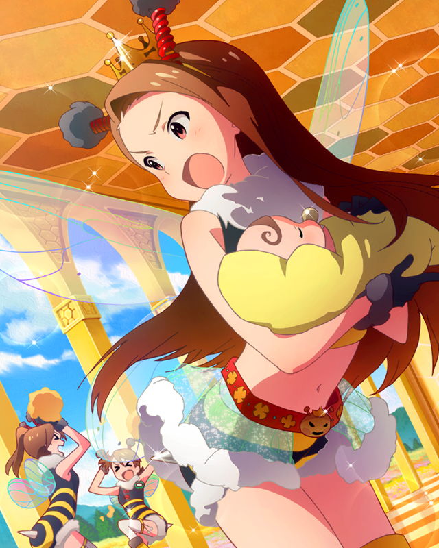 minase iori, futami mami, and futami ami (idolmaster and 1 more)