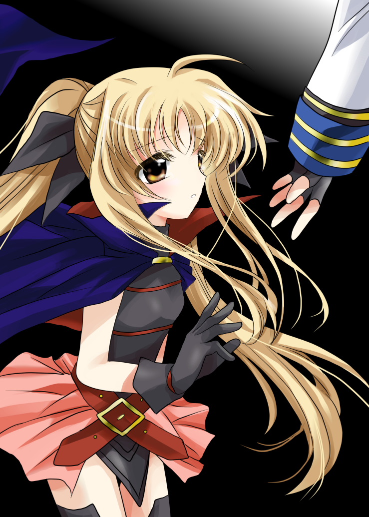 fate testarossa and takamachi nanoha (lyrical nanoha and 1 more) drawn by nanashiki