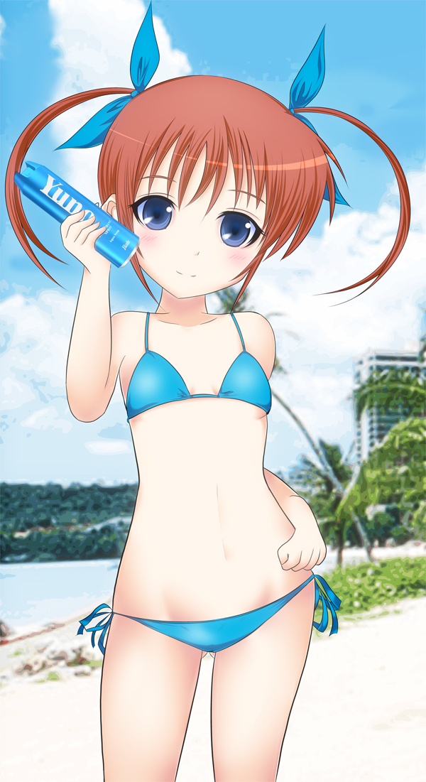 takamachi nanoha (lyrical nanoha and 2 more) drawn by chelsea_masa
